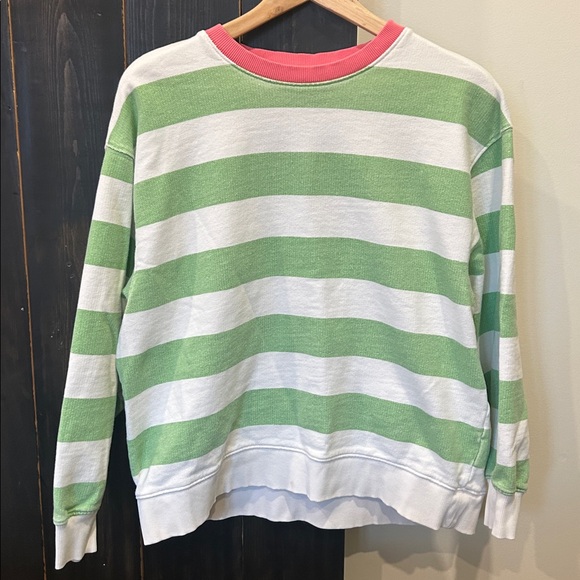 Green, Pink & White Crewneck - Picture 2 of 6